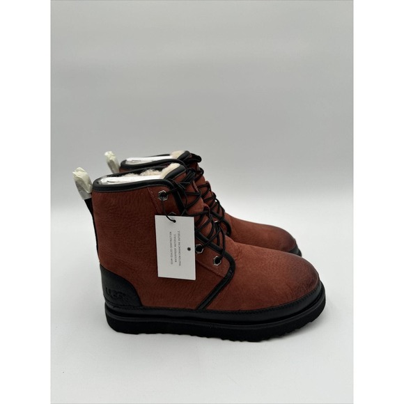UGG HARKLEY WATERPROOF RED OXIDE LEATHER MEN\'S HIKING BOOTS SIZE US 5/ UK 4